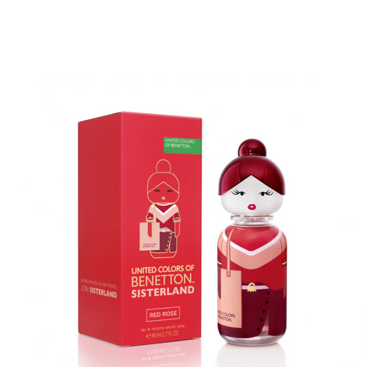 Benetton Sisterland Red Rose  80ml - Las Villas Online