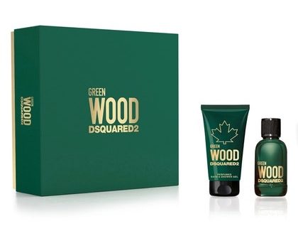 DSQUARED2 Set Wood Green 100ml & Shower Gel